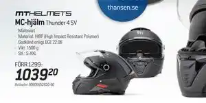 thansen MC-hjälm erbjuda