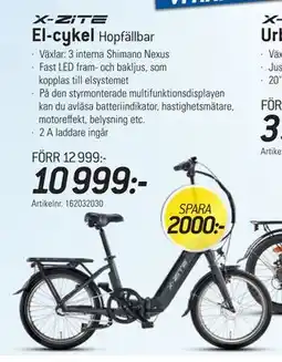 thansen El-cykel erbjuda