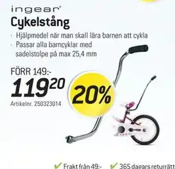 thansen Cykelstång erbjuda