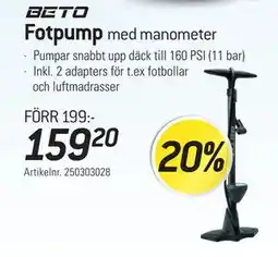 thansen Fotpump erbjuda