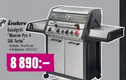 Hornbach ENDERS Gasolgrill "Monroe Pro 4 SIK Turbo" erbjuda