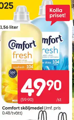 Rusta Comfort sköljmedel erbjuda