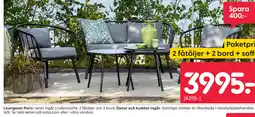 Rusta Loungeset Paris erbjuda
