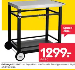 Rusta Grillvagn erbjuda
