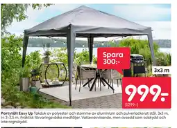 Rusta Partytält Easy Up erbjuda