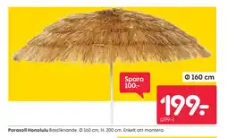 Rusta Parasoll Honolulu erbjuda
