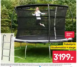Adrenalin Advanced studsmatta 366 + stege