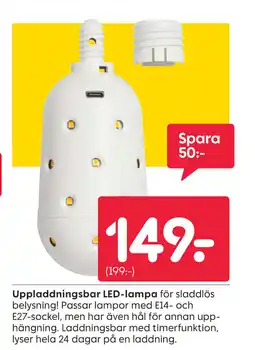 Uppladdningsbar LED-lampa