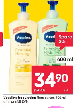 Rusta Vaseline bodylotion erbjuda