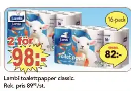 LAMBI toalettpapper classic