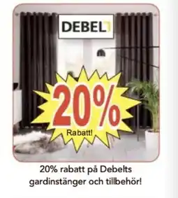Debelts gardinstänger och tillbehör!
