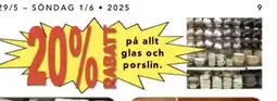 Allt glas och porslin