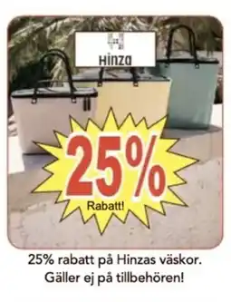 Bo Ohlsson Hinzas väskor. Gäller ej på tillbehören! erbjuda