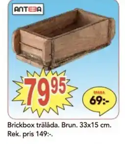 Brickbox trälåda
