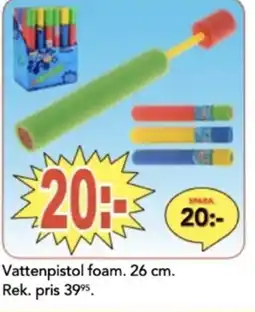Bo Ohlsson Vattenpistol foam erbjuda