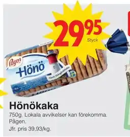 Matöppet Hönökaka erbjuda