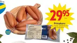 Matöppet Prinskorv erbjuda