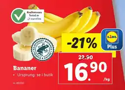 Lidl Bananer erbjuda