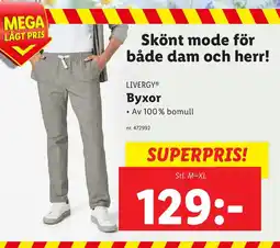 Lidl LIVERGYⓇ Byxor erbjuda