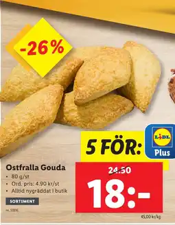 Lidl Ostfralla Gouda erbjuda