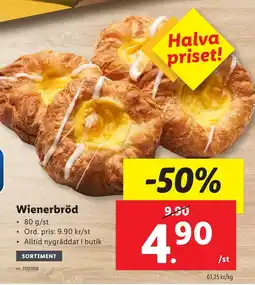 Lidl Wienerbröd erbjuda