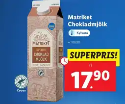 Lidl MATRIKET Chokladmjölk erbjuda