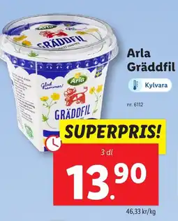 Lidl ARLA Gräddfil erbjuda