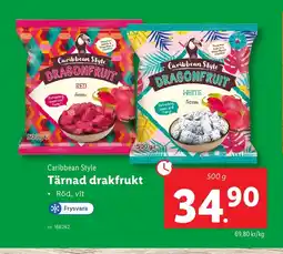 Lidl Caribbean Style Tärnad drakfrukt erbjuda