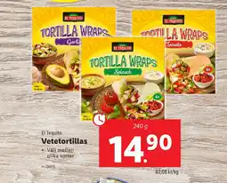 Lidl EL TEQUITO Vetetortillas erbjuda