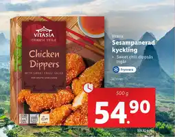 Lidl VITASIA Sesampanerad kyckling erbjuda