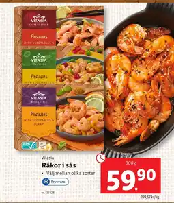 Lidl VITASIA Räkor i sås erbjuda