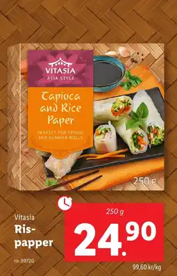 Lidl VITASIA Ris- papper erbjuda