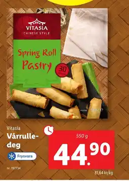 Lidl VITASIA Vårrulle- deg erbjuda