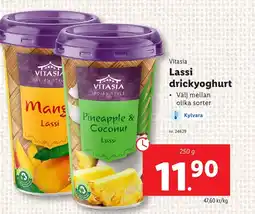 Lidl VITASIA Lassi drickyoghurt erbjuda