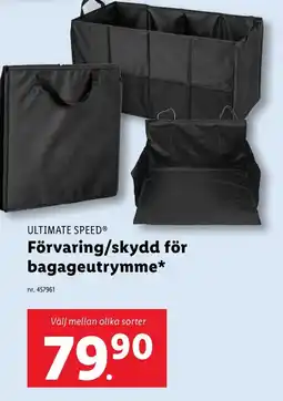 Lidl ULTIMATE SPEED® Förvaring/skydd för bagageutrymme erbjuda
