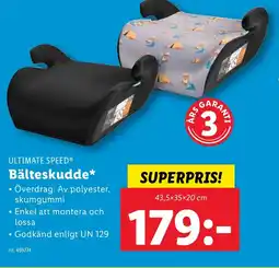 Lidl ULTIMATE SPEED® Bälteskudde erbjuda