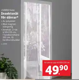 Lidl LIVARNO HOME Insektsnät för dörrar erbjuda