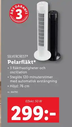 Lidl SILVERCRESTⓇ Pelarfläkt erbjuda