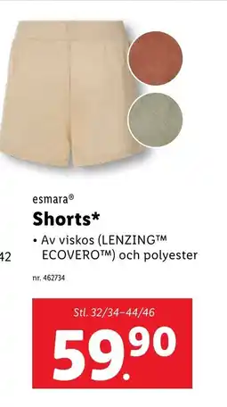 Lidl ESMARA Shorts erbjuda