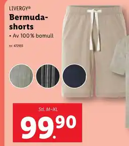 Lidl LIVERGY Bermuda- shorts erbjuda