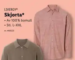 Lidl LIVERGY Skjorta erbjuda