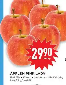 Willys Äpplen Pink Lady erbjuda