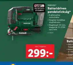 Lidl Batteridriven pendelsticksåg erbjuda