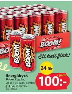 DollarStore Energidryck Boom erbjuda