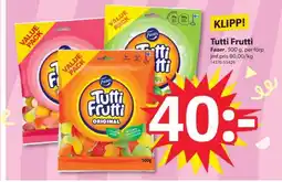 DollarStore TUTTI FRUTTI erbjuda