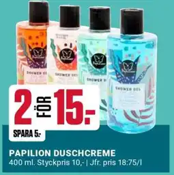 ÖoB PAPILION DUSCHCREME erbjuda