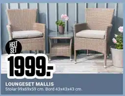 ÖoB LOUNGESET MALLIS erbjuda