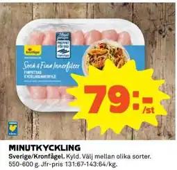 Coop Minutkyckling erbjuda