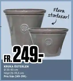 ÖoB KRUKA ÖSTERLEN erbjuda