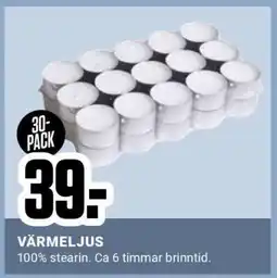 ÖoB Värmeljus erbjuda